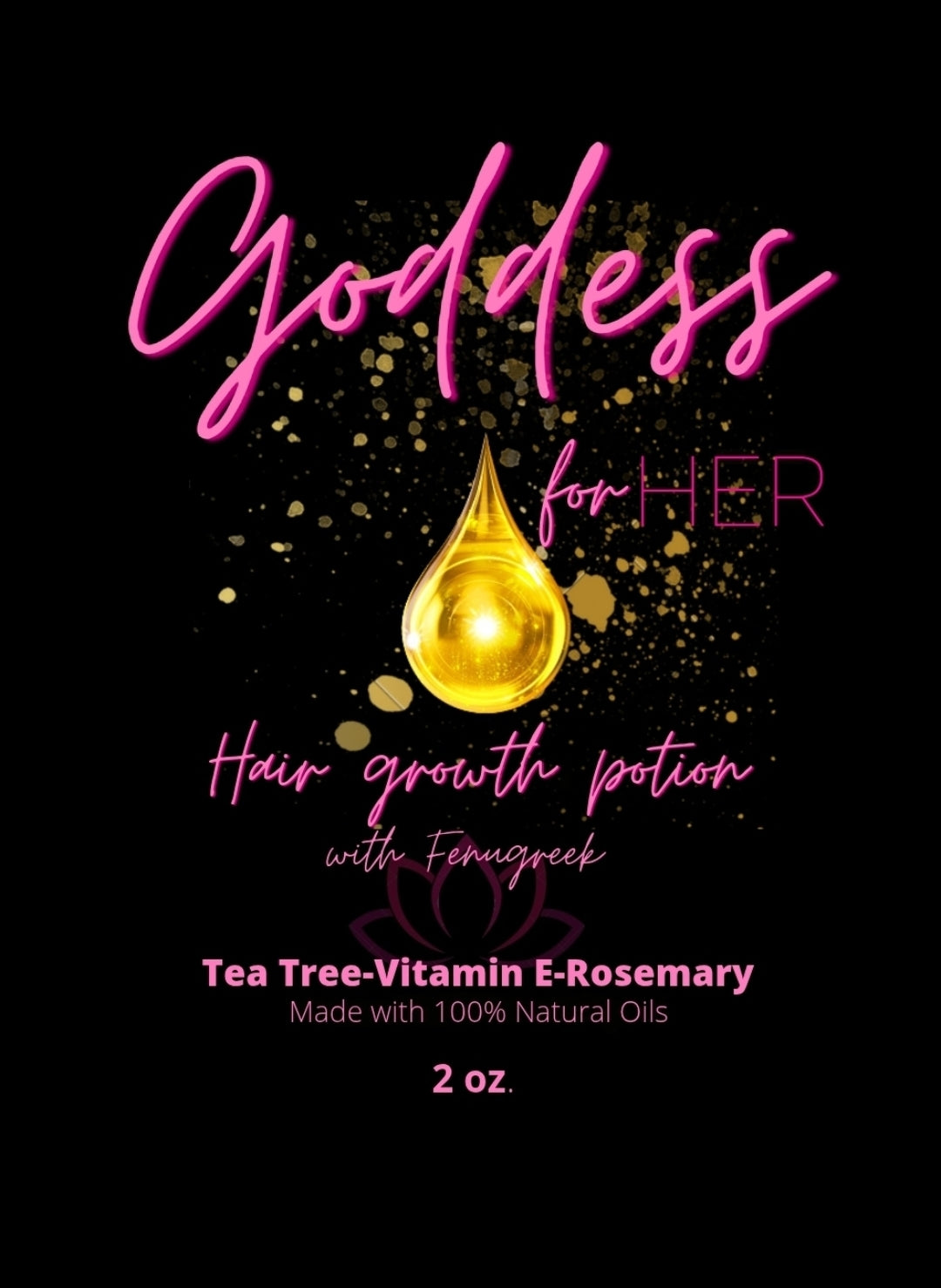 Goddess Fenugreek Hair Growth Potion